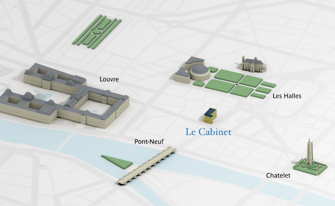 Plan de situation du cabinet de Raffaëlle GUY - Avocat
